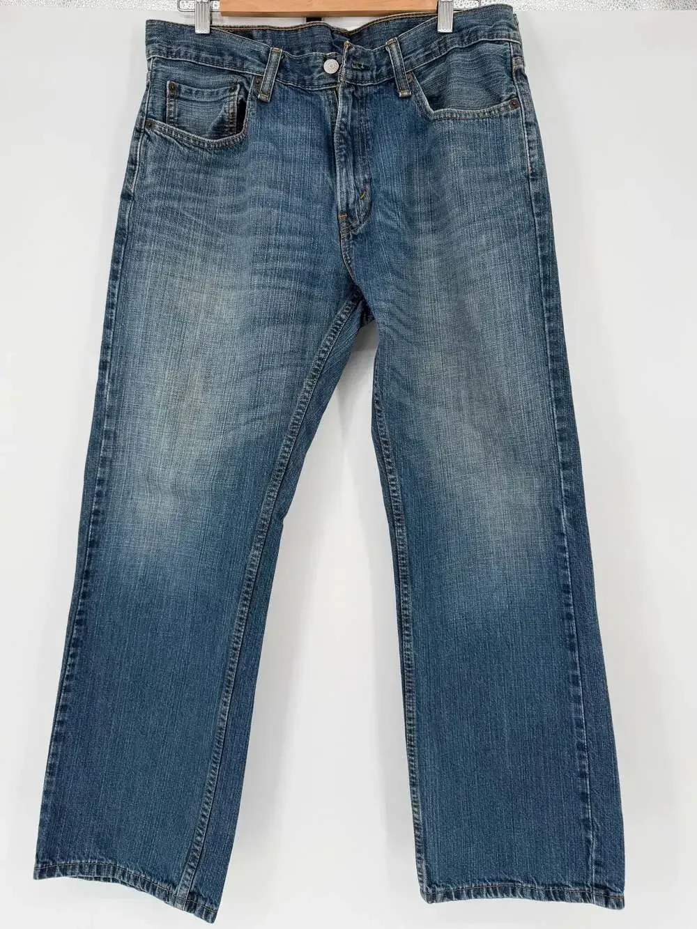 Levi's 559 Relaxed Straight Jeans Men's 34x30 Medium Wash Blue Denim